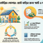 ২ কিলোওয়াট হাইব্রিড সোলার সিস্টেম: ছোট বাড়ির বিদ্যুৎ সমস্যা ও বিলের স্থায়ী সমাধান
