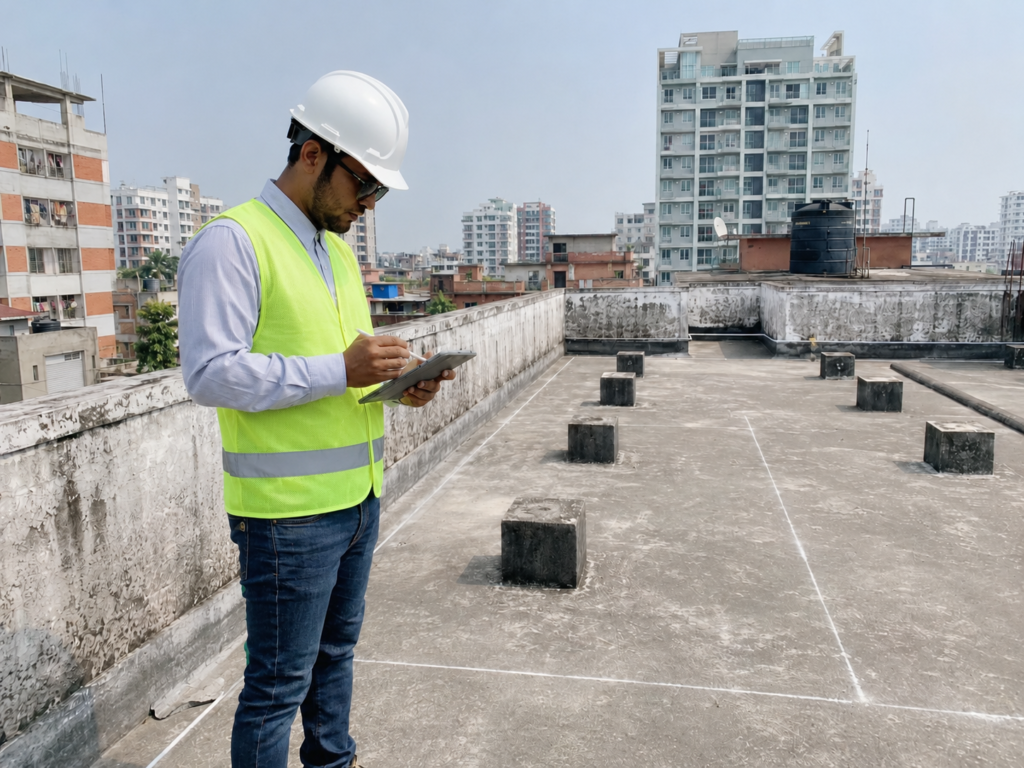 rooftop inspection / site visit / solar engineer image