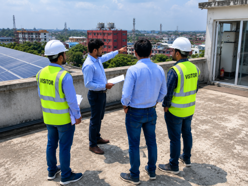 site visit team photo