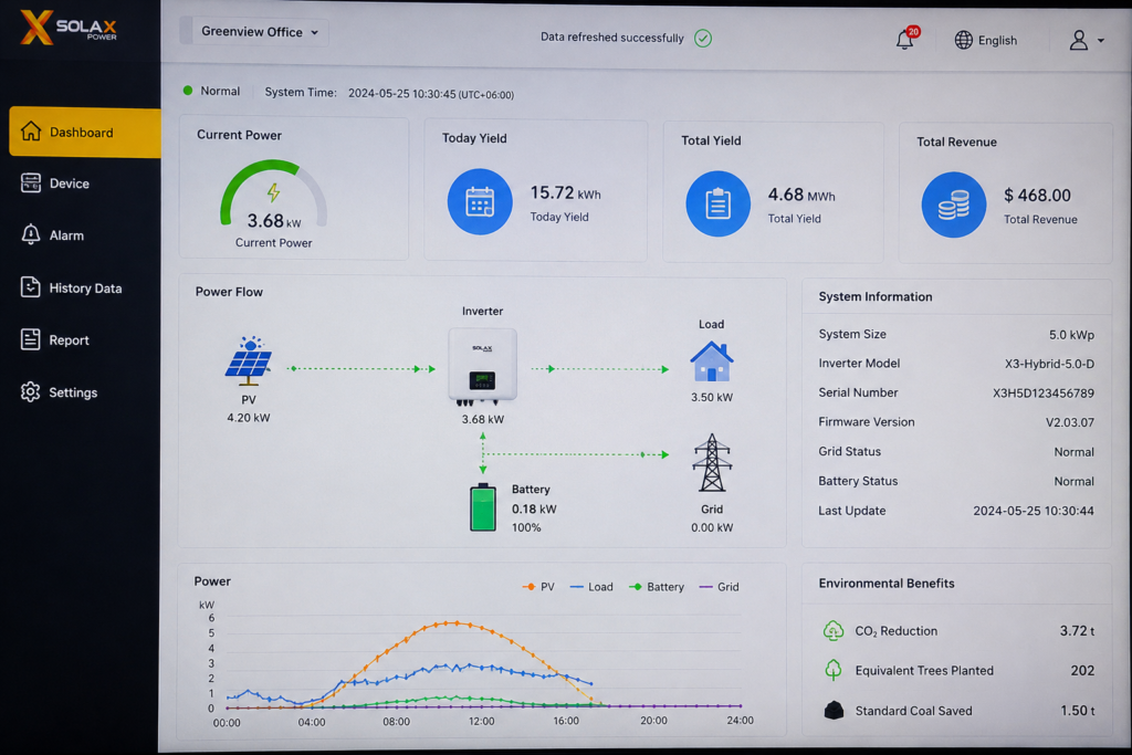 monitoring screen