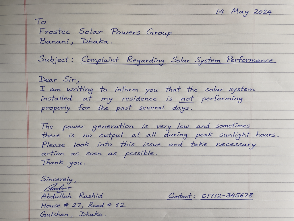client note