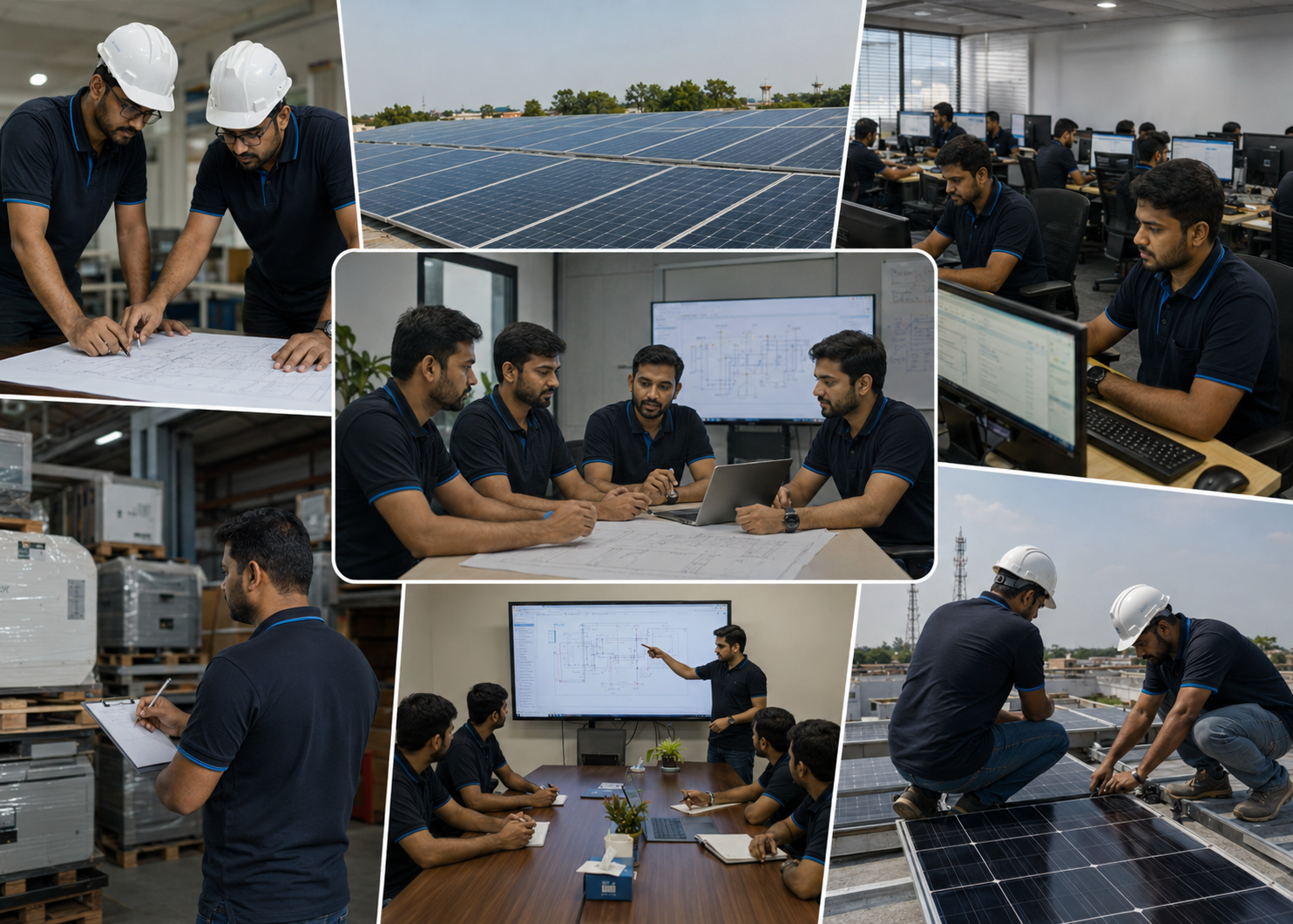 CAPEX solar model — industrial rooftop solar project owned by the client, Frostec Solar Powers Bangladesh