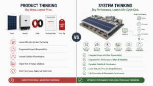 Product Thinking vs System Thinking in Solar Procurement