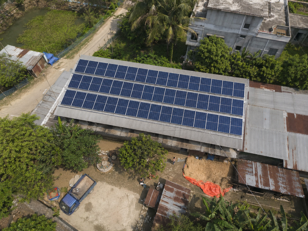 warehouse on-grid solar